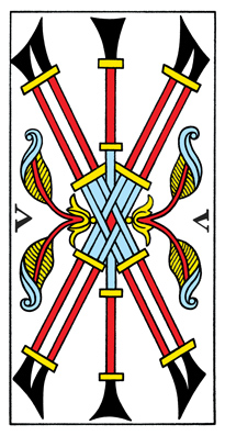 Five of Wands